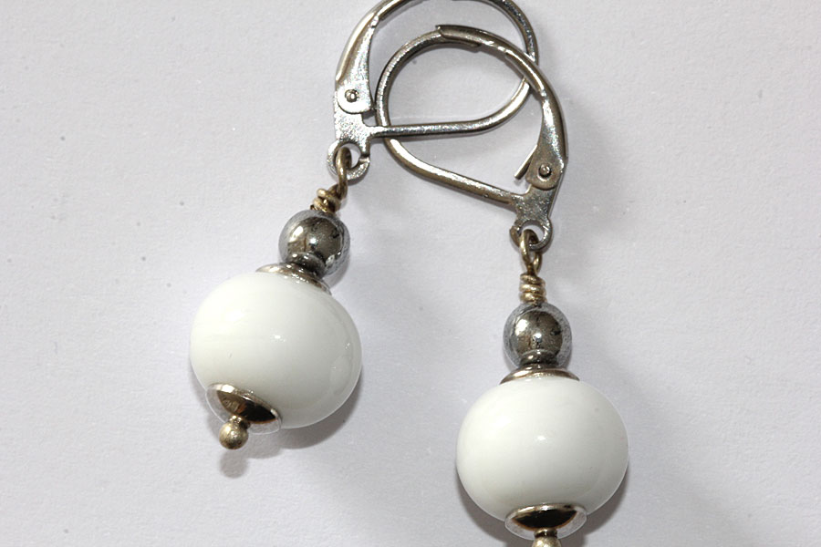 Ohrhänger weiß Ohrhänger weiß