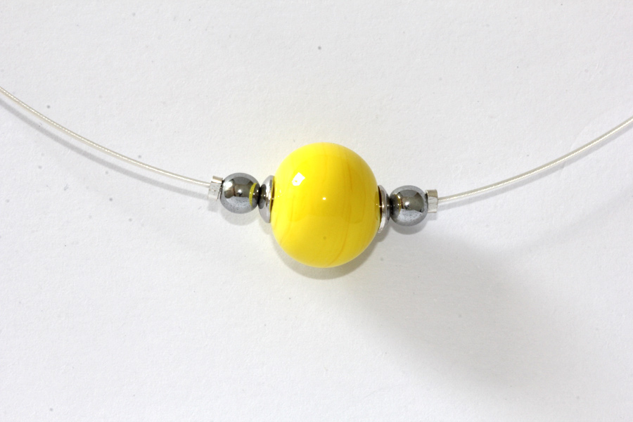 Leichte Kette zitronengelb Leichte Kette zitronengelb