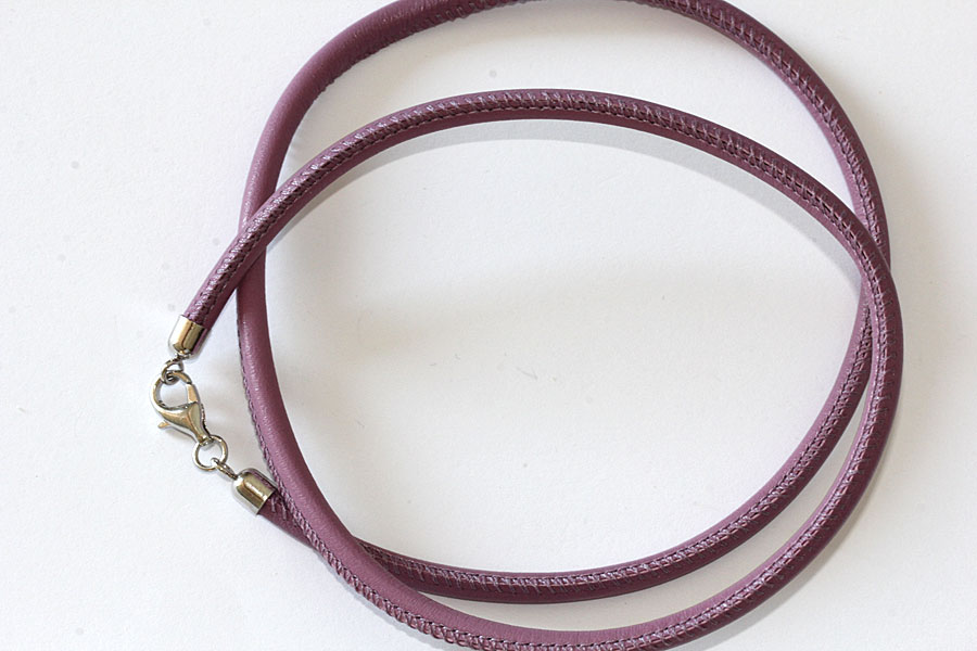 Nappalederband pastell-violett Nappalederband pastell-violett