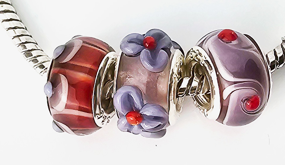 3er Set rot-lavendel 3er Set rot-lavendel