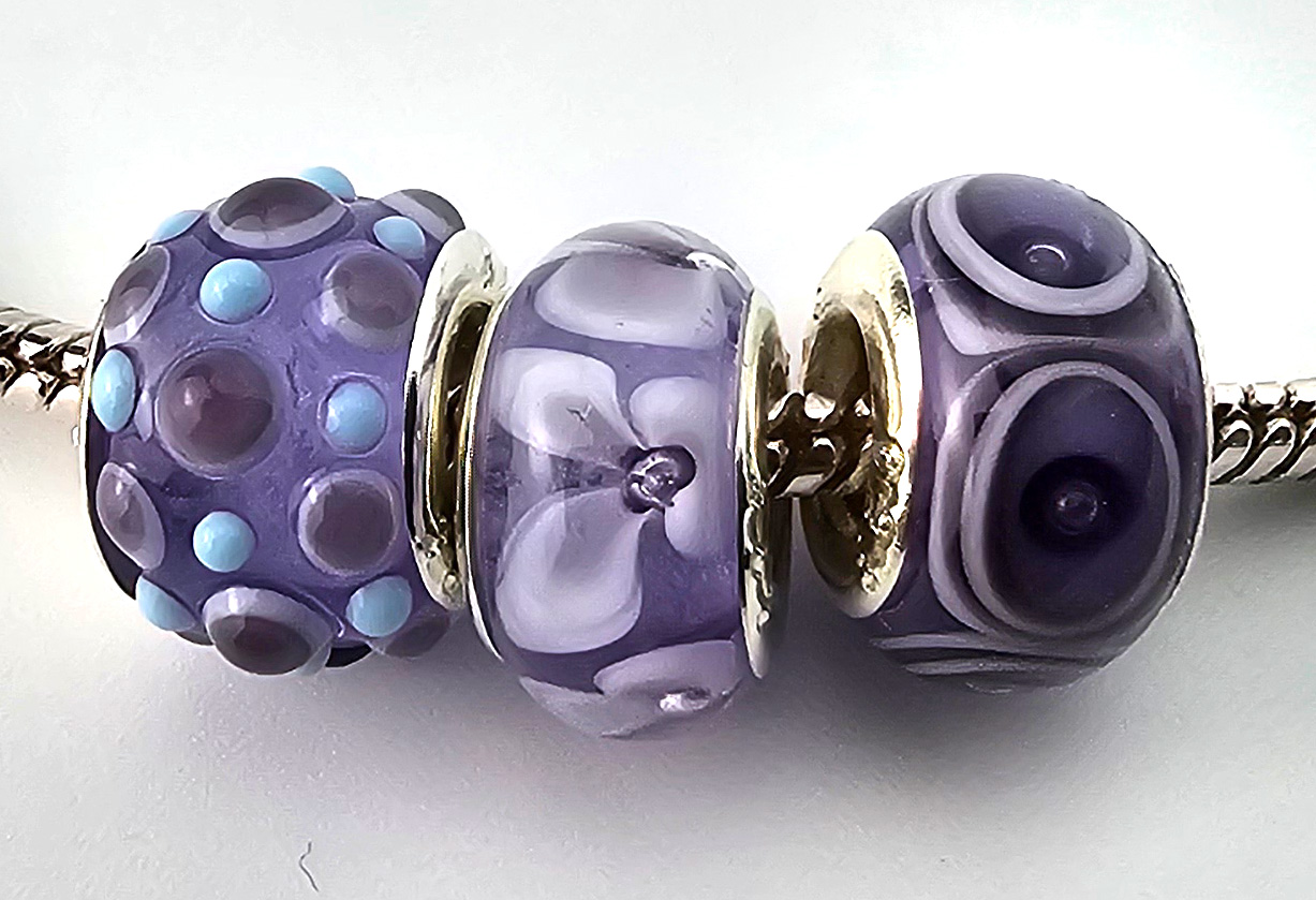 3er Set lavendel-himmelblau 3er Set lavendel-himmelblau