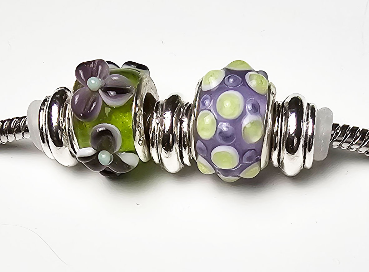 2er Set lavendel-apfelgrün