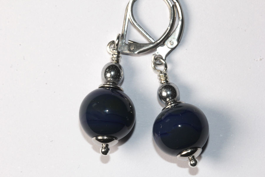 Ohrhänger preußischblau Ohrhänger preußischblau