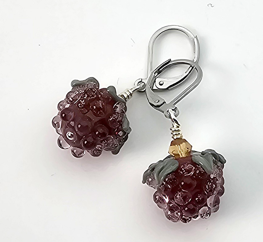 Ohrhänger Himbeere Ohrhänger Himbeere