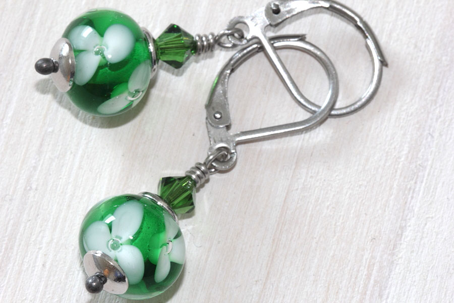 Ohrhänger smaragdgrün Ohrhänger smaragdgrün