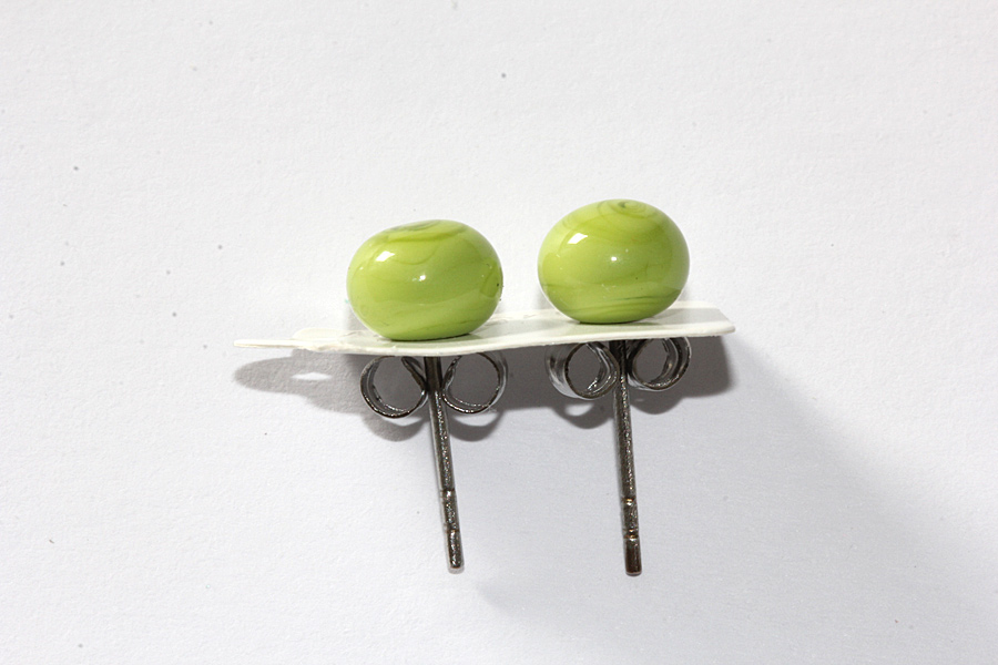 Ohrstecker apfelgrün Ohrstecker apfelgrün