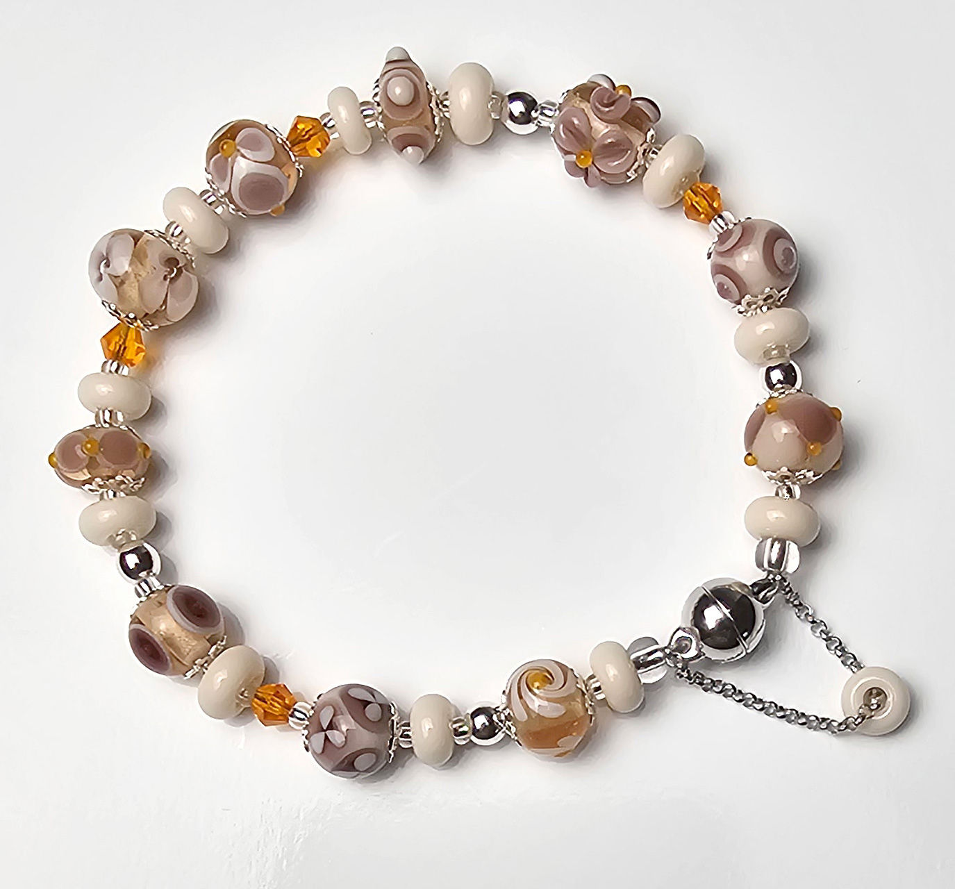 Armband buttercreme-mango