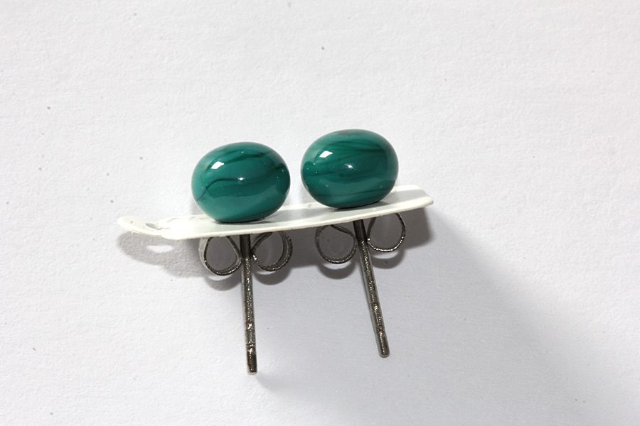 Ohrstecker malachitgrün Ohrstecker malachitgrün