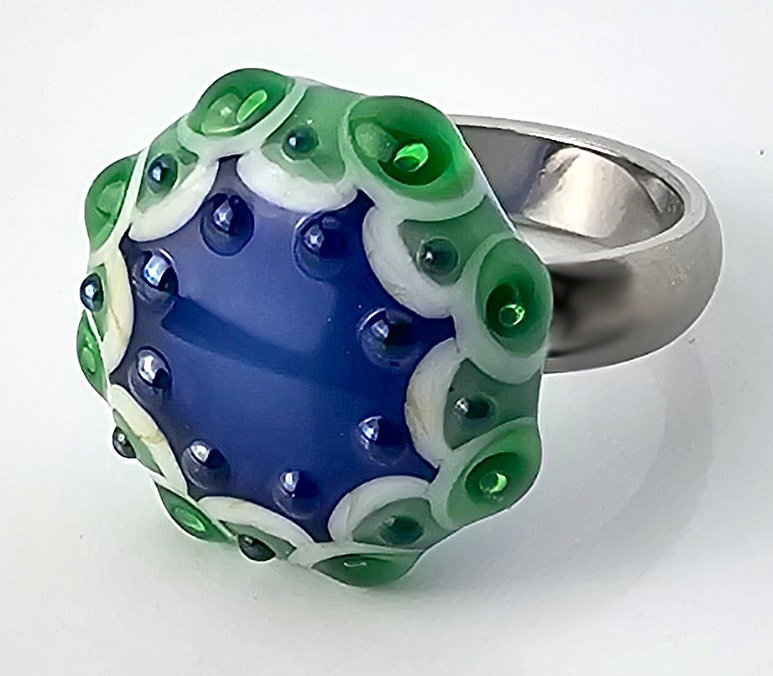 Ring-Top smaragd-saphir