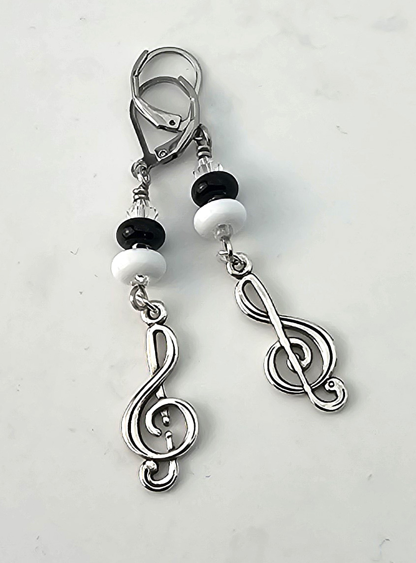 Ohrhänger Notenschlüssel Ohrhänger Notenschlüssel