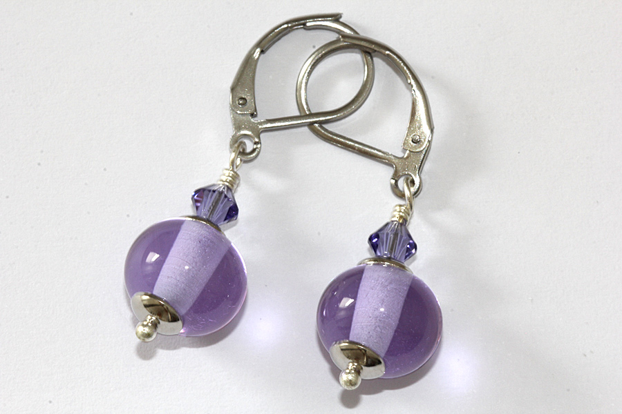 Ohrhänger lavendel Ohrhänger lavendel