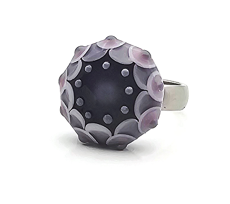 Ring-Top lila-rosè