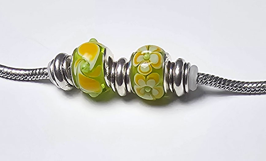 2er Set apfelgrün-mango