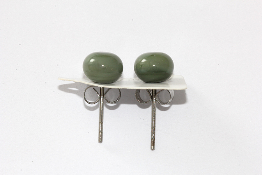 Ohrstecker schilfgrün Ohrstecker schilfgrün