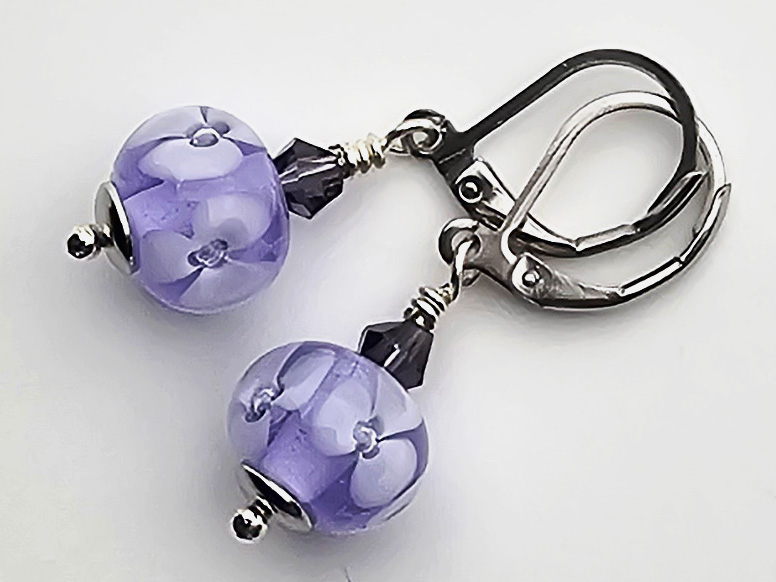 Ohrhänger lavendel Ohrhänger lavendel