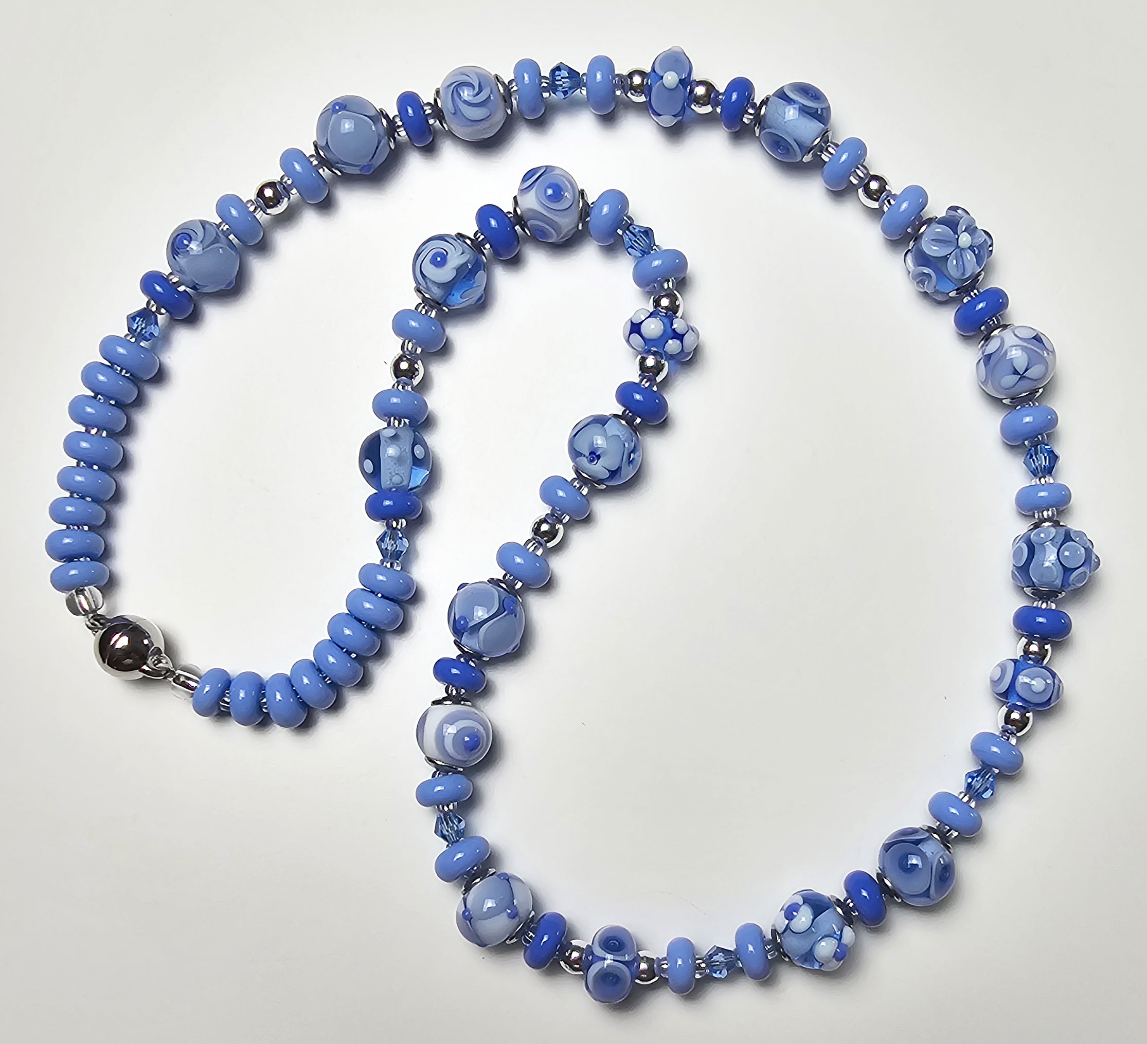 Collier saphirblaue Vielfalt