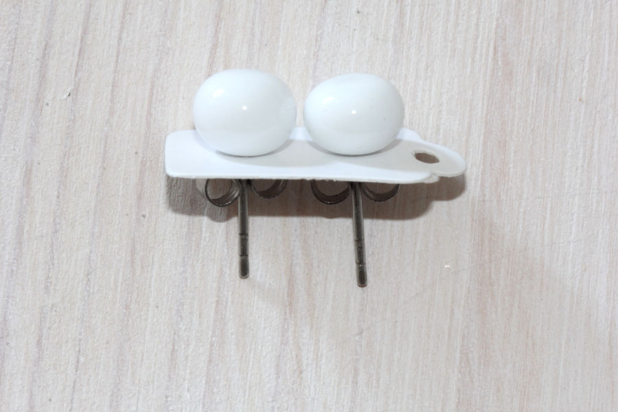 Ohrstecker weiß Ohrstecker weiß