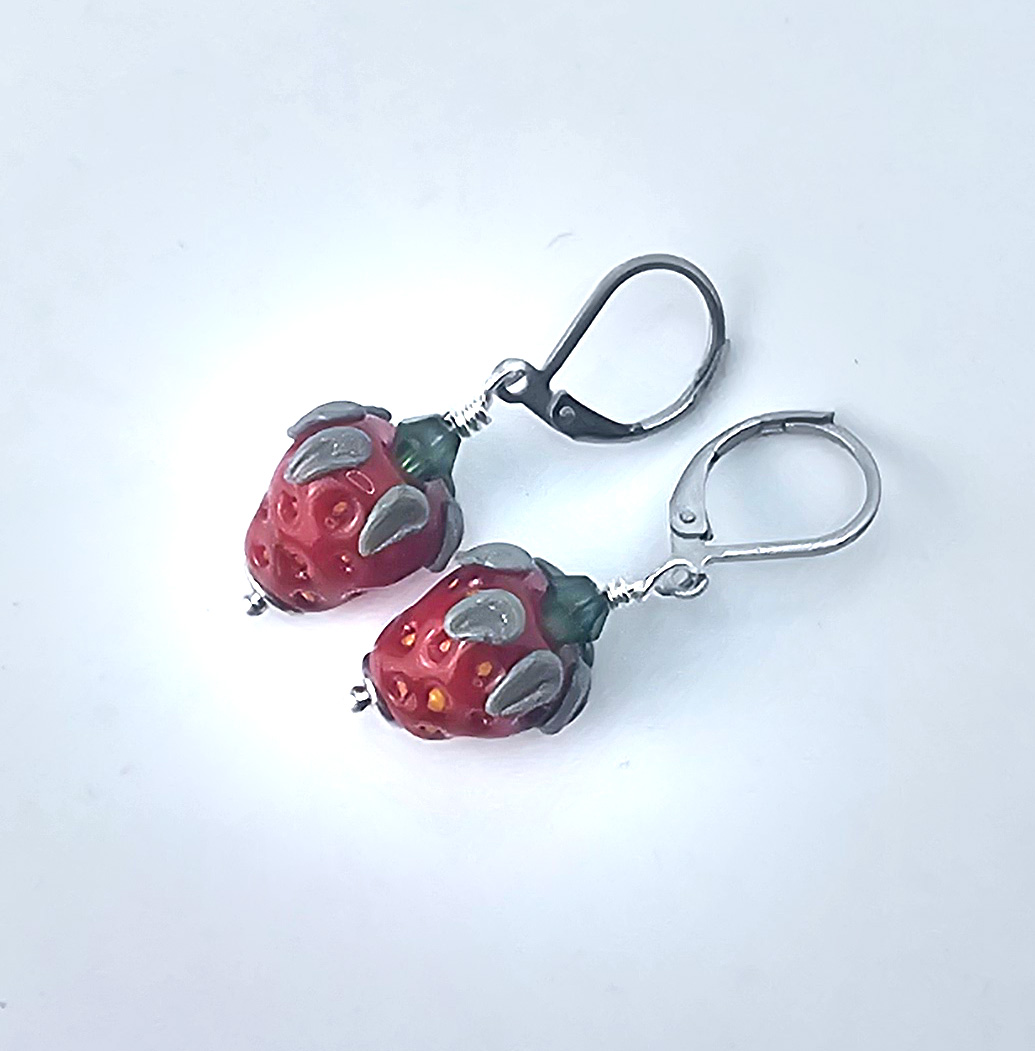 Ohrhänger Erdbeere Ohrhänger Erdbeere