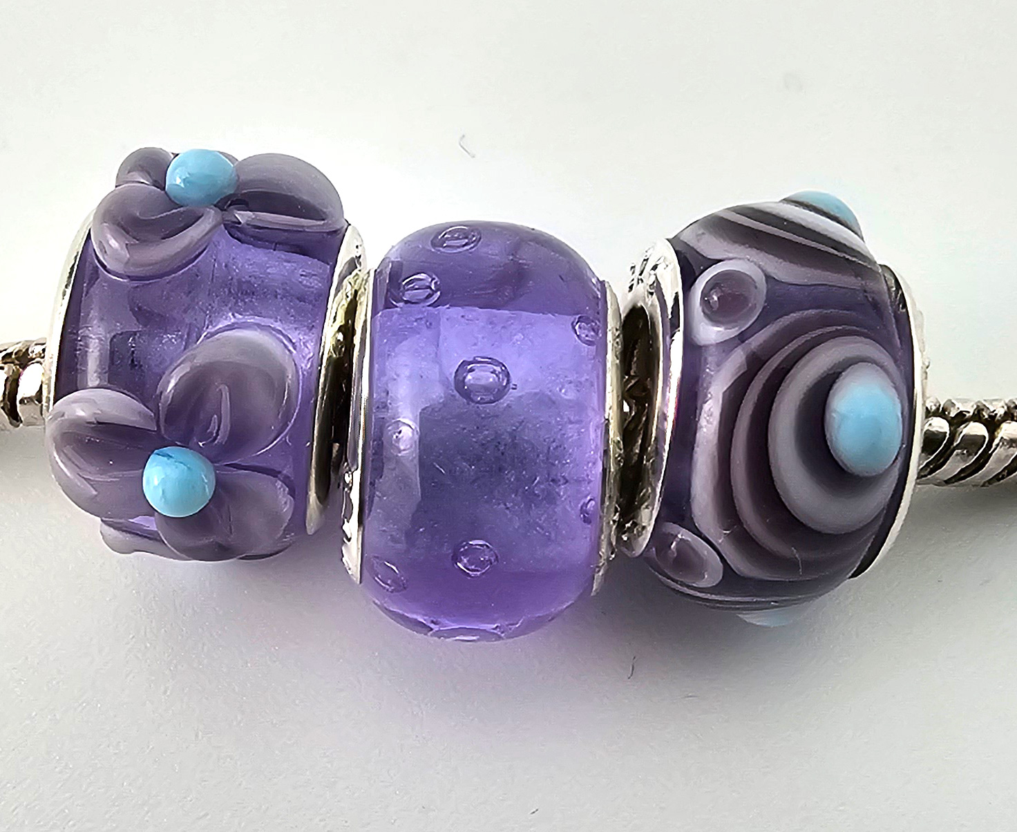 3er Set lavendel-himmelblau 3er Set lavendel-himmelblau