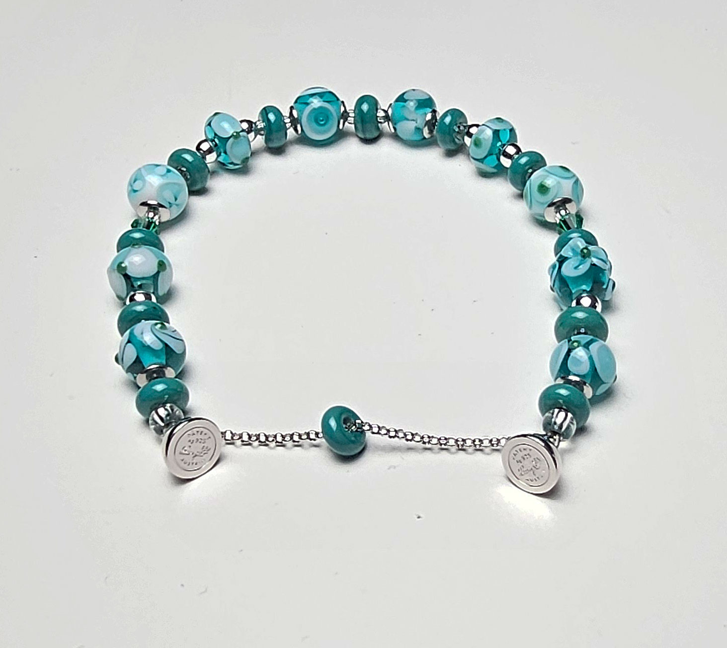 Armband in Meergrün
