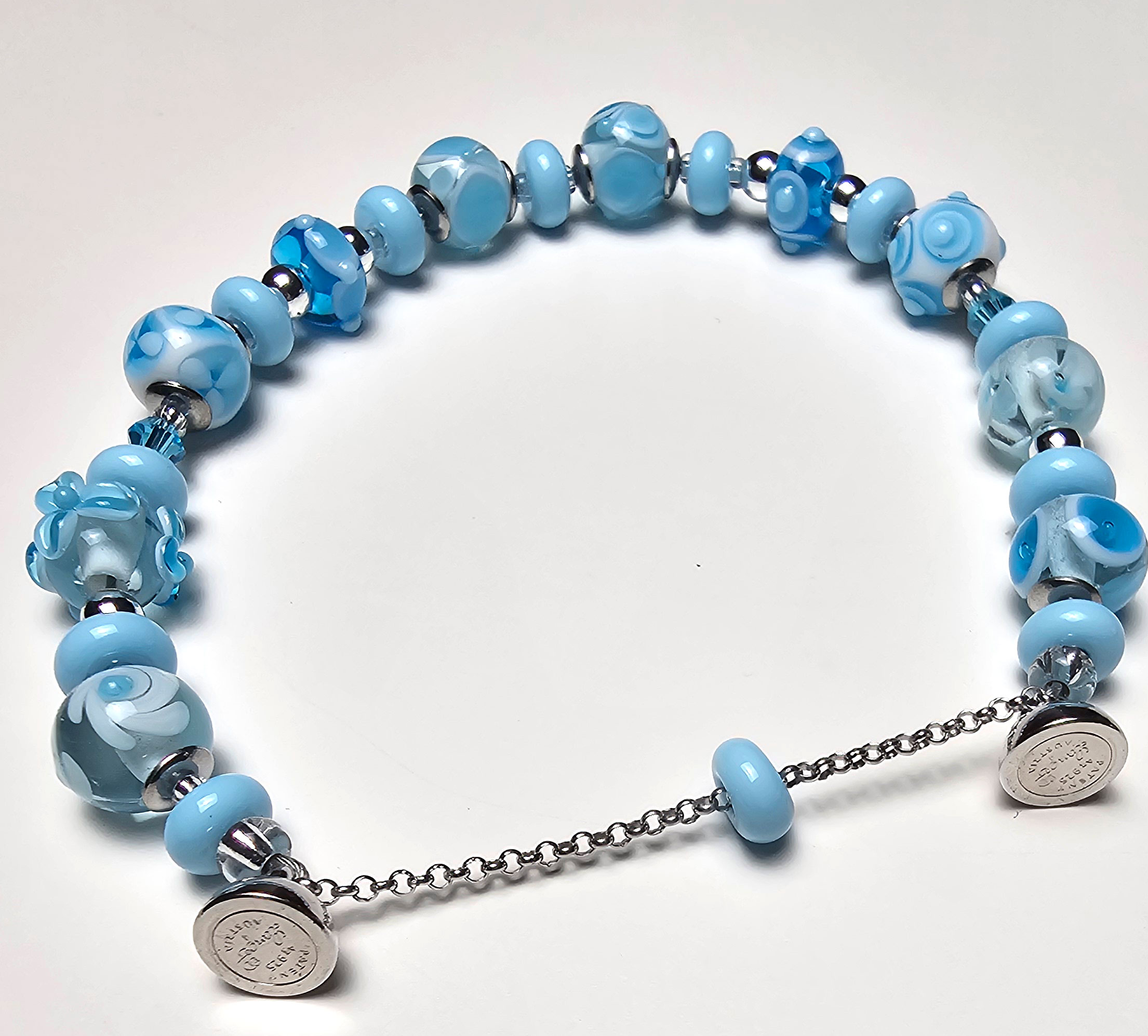 Armband aquablaue Vielfalt