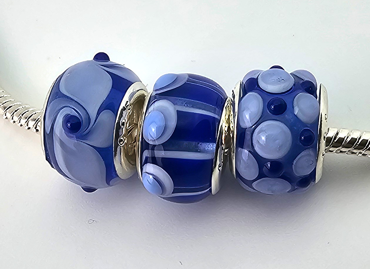 3er Set saphirblau 3er Set saphirblau