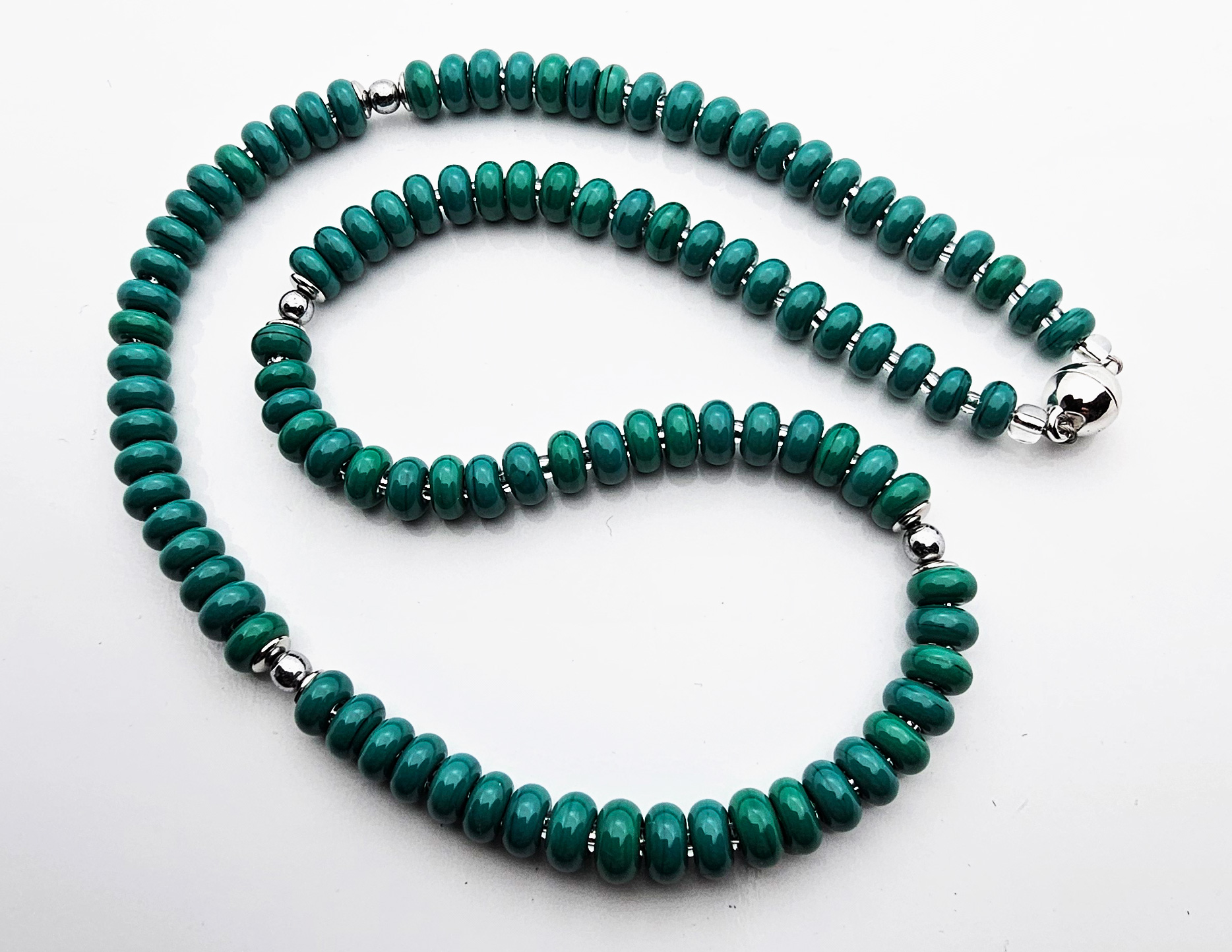 Kette malachitfarben, 50 cm Kette malachitfarben, 50 cm