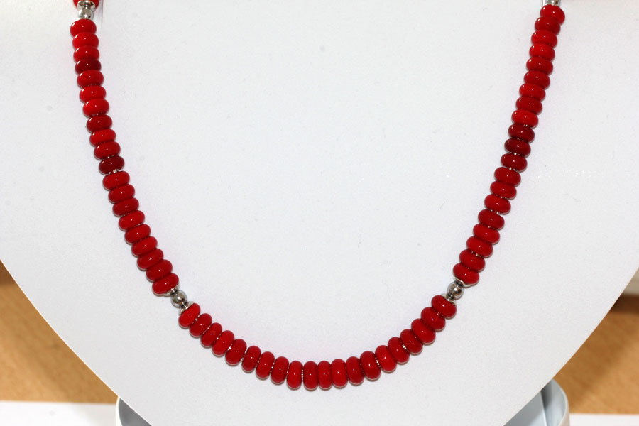 Rote Kette 50 cm Rote Kette 50 cm