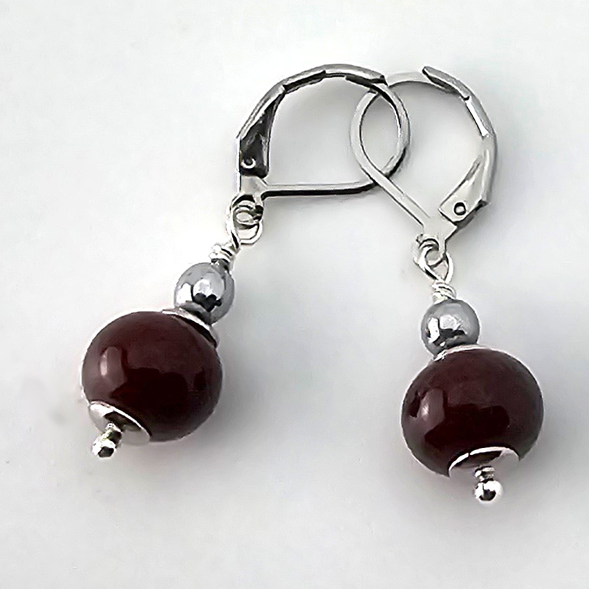 Ohrhänger maronenbraun