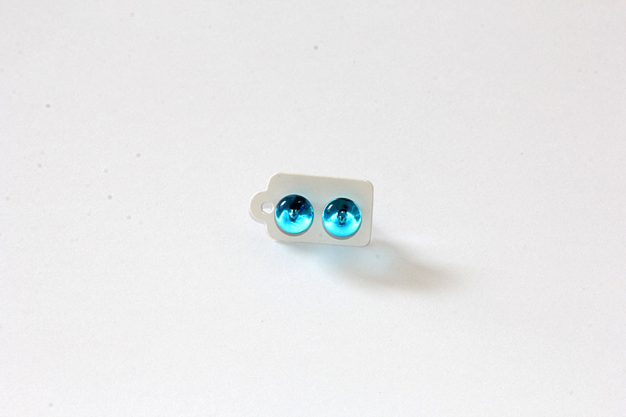 Ohrstecker dunkles Aquamarin Ohrstecker dunkles Aquamarin