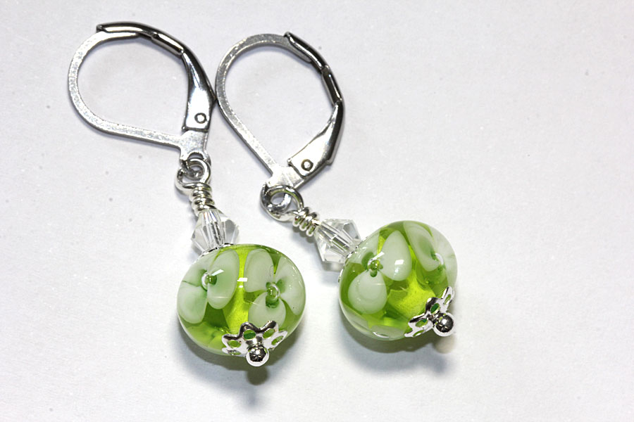 Ohrhänger apfelgrün Ohrhänger apfelgrün