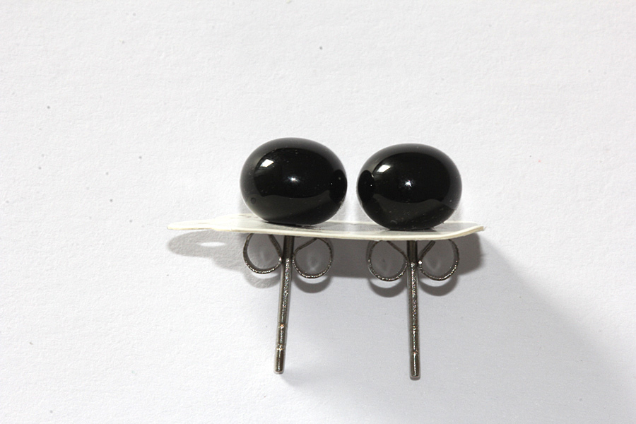 Ohrstecker schwarz Ohrstecker schwarz