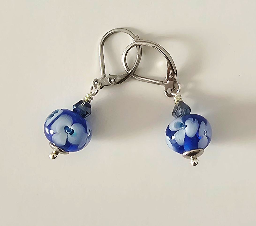 Ohrhänger preußischblau Ohrhänger preußischblau