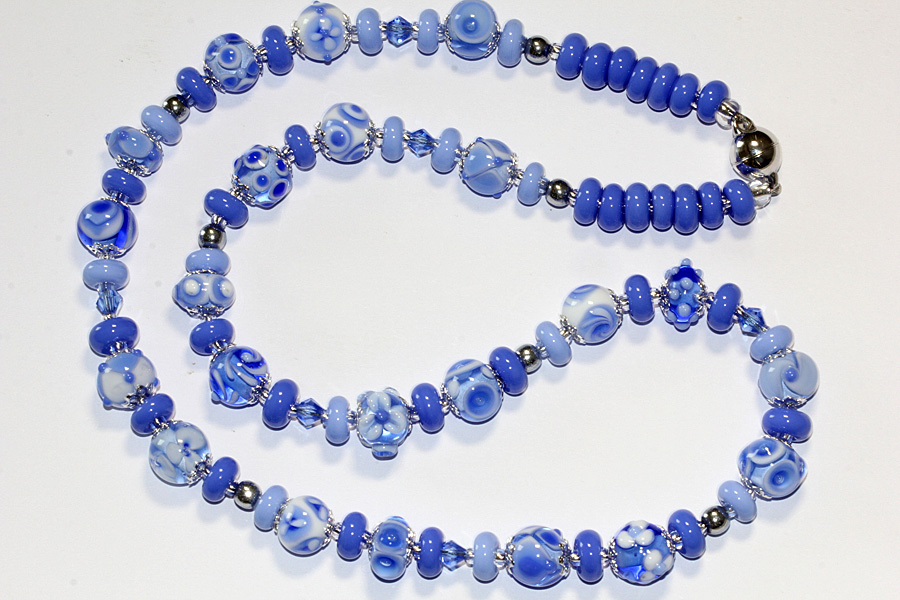 Collier saphirblaue Vielfalt Collier saphirblaue Vielfalt