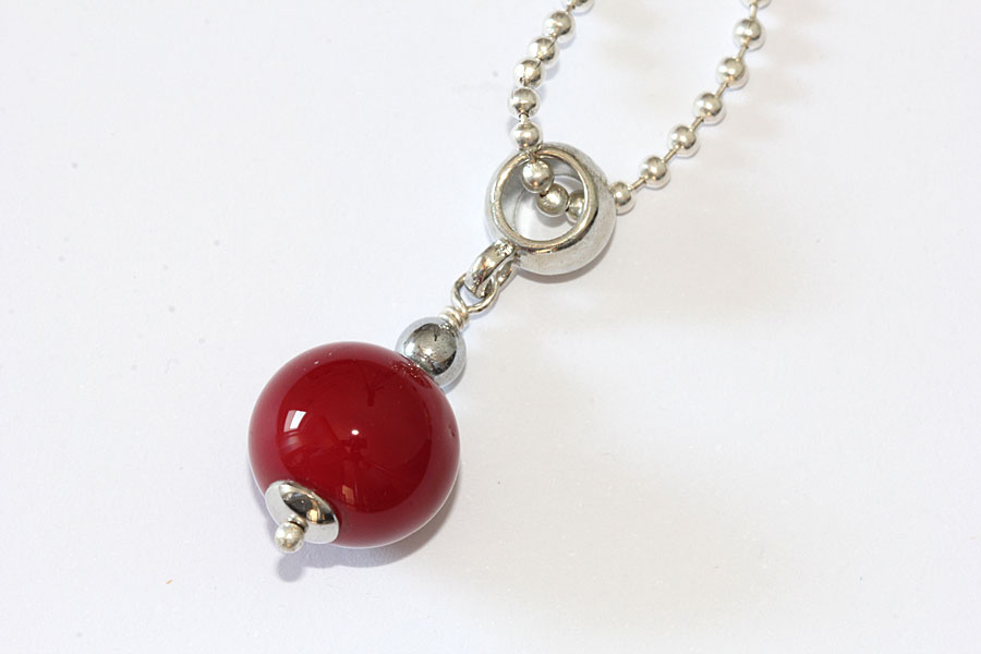 Charm-Anhänger bordeauxrot Charm-Anhänger bordeauxrot