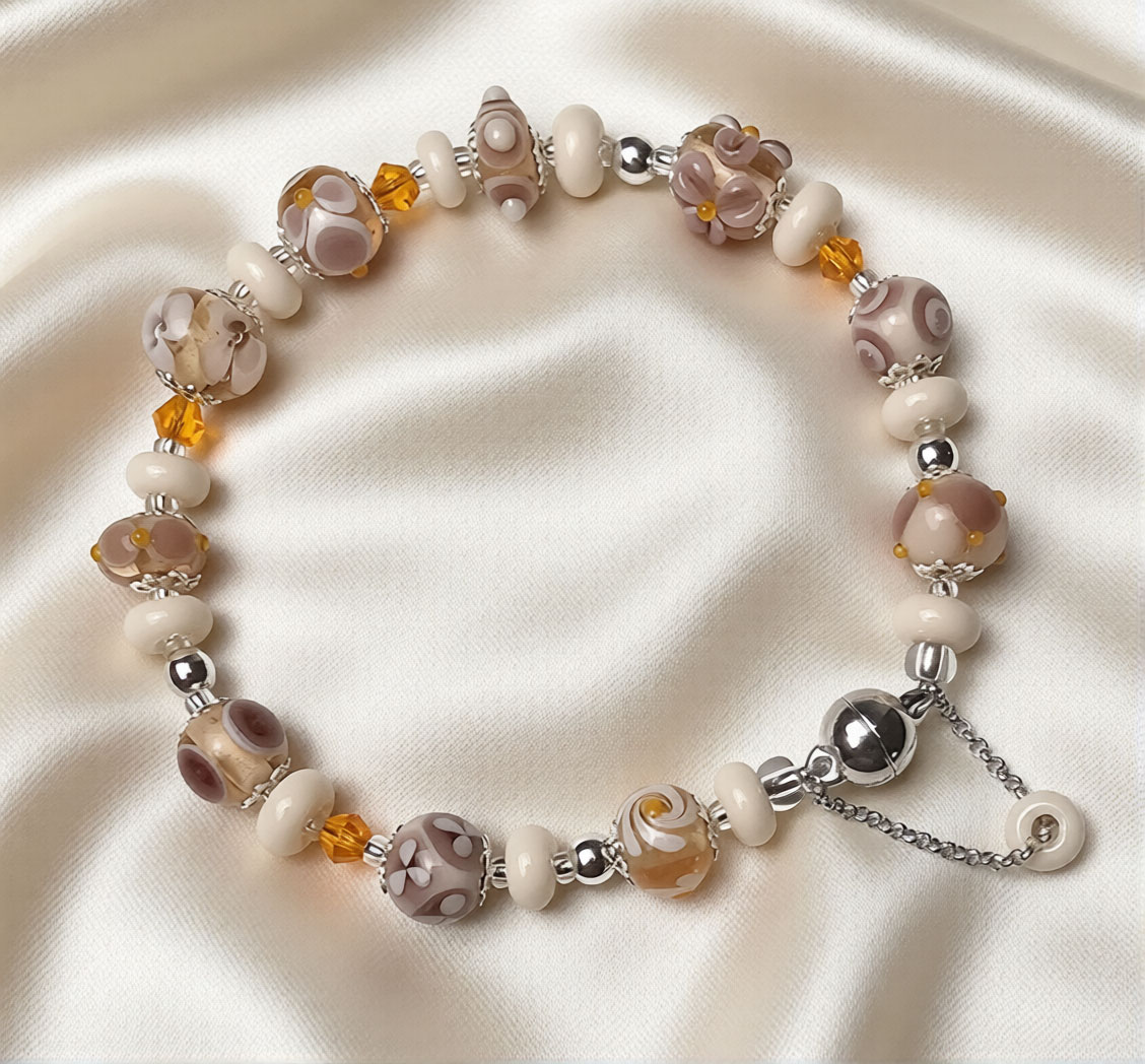 Armband buttercreme-mango